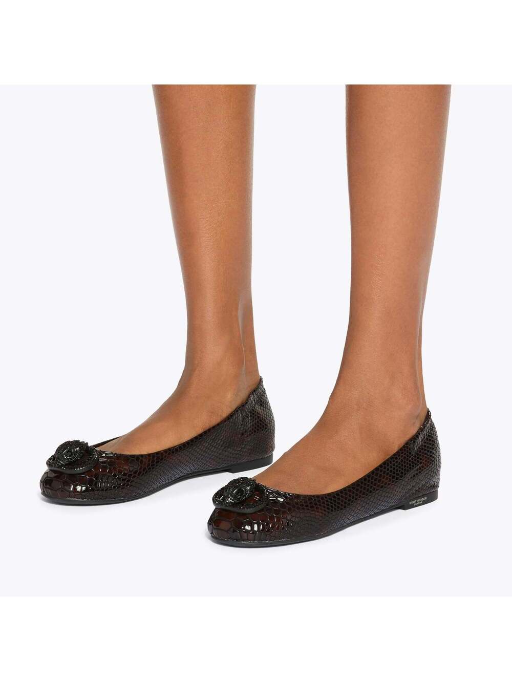 Kurt Geiger Chelsea Ballerina Brown EU 39 / US 8